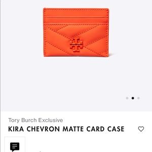 Tory Burch: Kira Chevron Matte Card Case